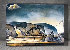 Salvador Dali Mountain Lake CANVAS  PAINTING ART PRINT POSTER 1587