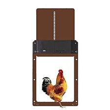 Automatic Chicken Coop Door Waterproof  Light Sensor Poultry Gate Hen House UK
