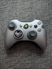Microsoft Xbox 360 Wireless Controller Silver Limited Edition Official Tested