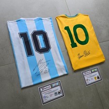 Maradona & Pele SIGNED Brazil
