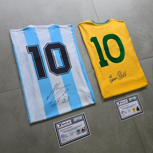 Maradona pele signed - signed, brazil