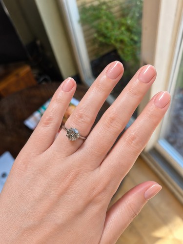 Edwardian natural diamond - natural,