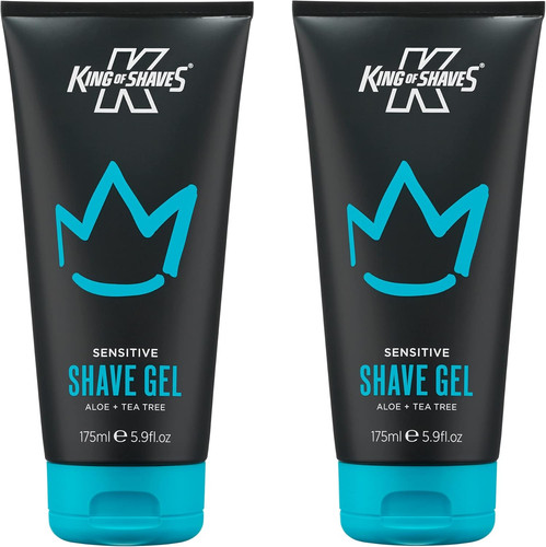 King shaves sensitive - of,
