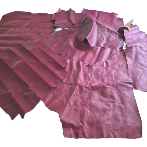 Genuine red leather - ​genuine,