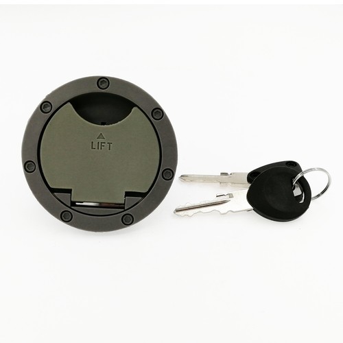 Fuel tank cap lockable for