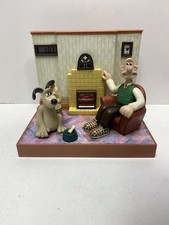 Vintage Wallace And Gromit AM FM Talking Radio Alarm Clock 1996 Wesco