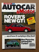 ROVER 216GTI AUTOCAR & MOTOR