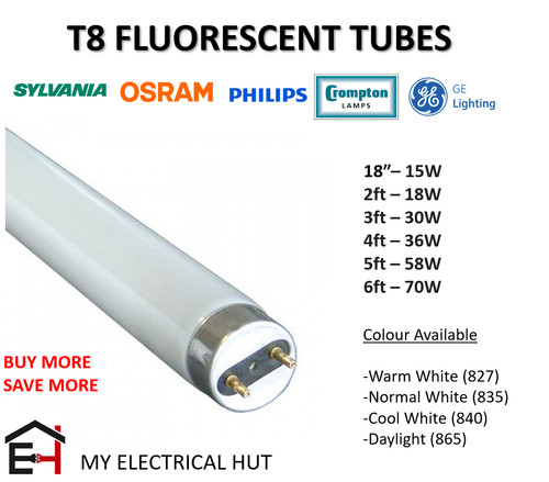 Fluorescent tube 2ft - fluorescent,