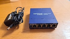 Netgear ProSafe GS105v5 Metal Case Gigabit Switch, Unmanaged, 5 Port VGC working