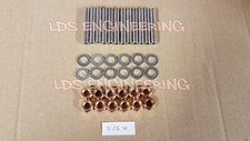 Vauxhall 2.0 16v C20XE C20LET Astra Calibre Cavalier Exhaust stud Nut kit set SS