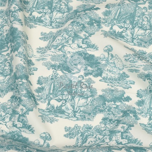 Vintage french toile - vintage, de