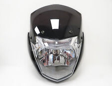 Headlight With Top Fairing Screen Black For Yamaha YBR 125 2014-2017