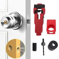 Door Lock Mortising Tool Guide Template Door Latch Installation Kit For 1-3/4