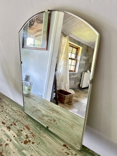 Art deco arch top vanity - art,
