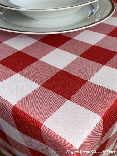 Gingham check stretch - check, bi-stretch
