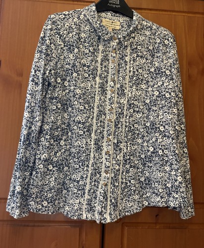 Beacon cove blue floral - blue, jersey