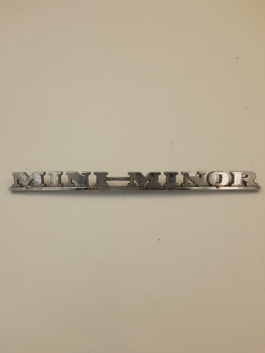 Mini minor chrome - chrome, boot