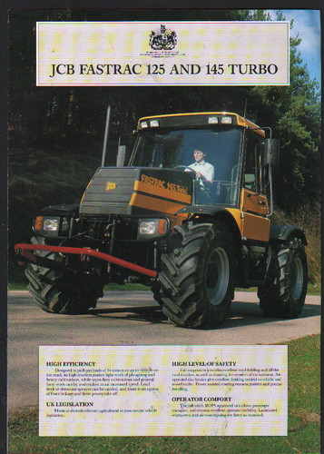 Jcb fastrac 125 and - jcb, turbo