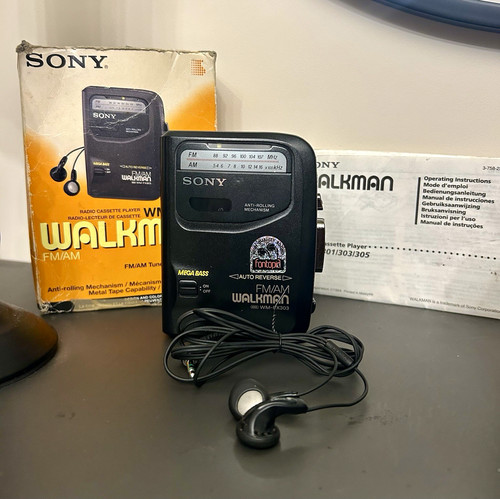 Sony fx303 cassette radio - wm-fx303, cassette/radio