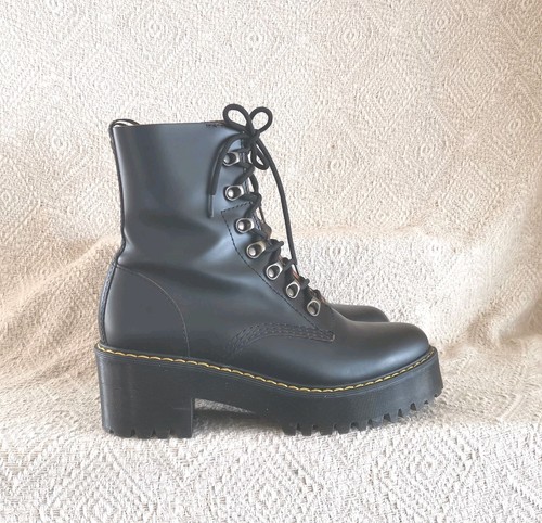 Martens leona black - dr, leather