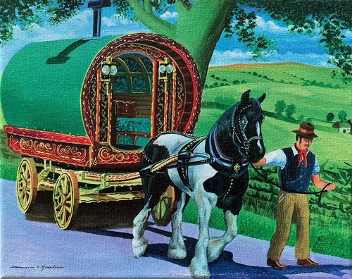 Appleby horse fair - fair, canvas-