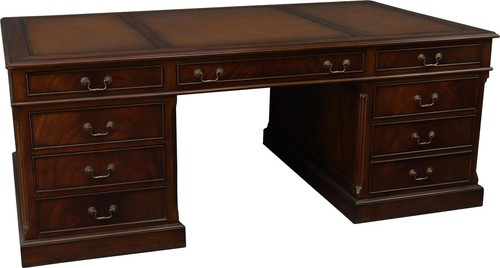 Luxurious mahogany desk with - luxurious,
