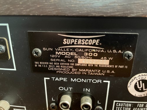 Vintage superscope marantz - superscope, by