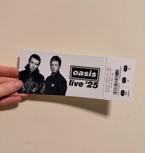 Oasis souvenir concert - oasis, ticket