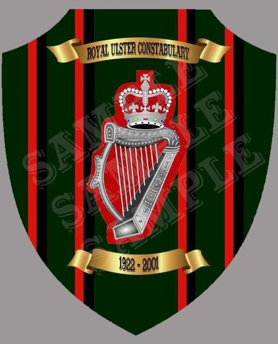 Royal ulster constabulary wall - ulster,