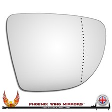 Right Hand Drivers Side Renault Clio Mk4 2012-2020 Wide Angle Wing Mirror Glass