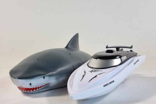 Remote control shark boat - remote,