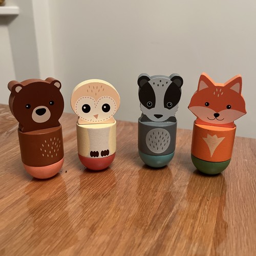 Wooden skittles woodland - 4,