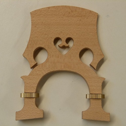Adjustable double bass bridge - adjustable,