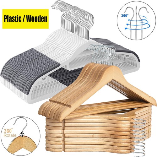 Plastic hangers wooden - hangers,