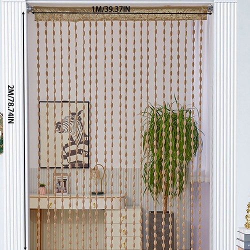 Beaded doorway curtain - doorway,