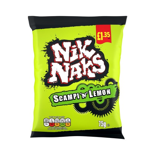 Nik naks scampi lemon - naks,