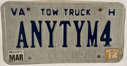 Tow truck vanity - tow,