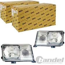 2x TYC H3 H4 headlights left + right for Mercedes W124 A124 from 09.1989