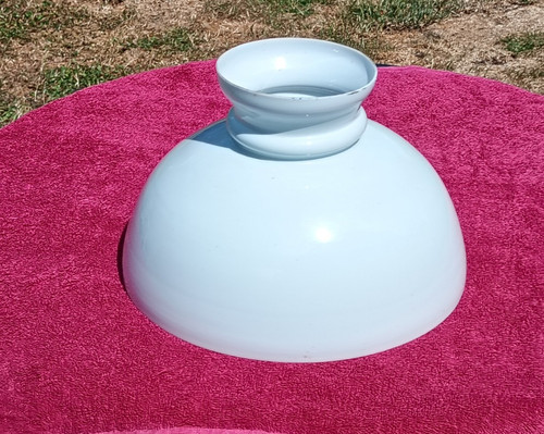 Milk white glass lampshade - , for