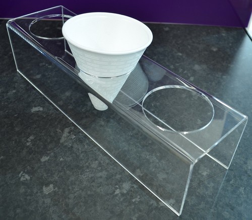 Chip cone holder acrylic - holder,