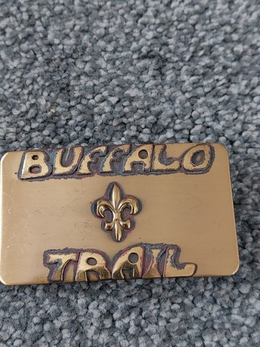 Scout themed solid brass belt - scout,