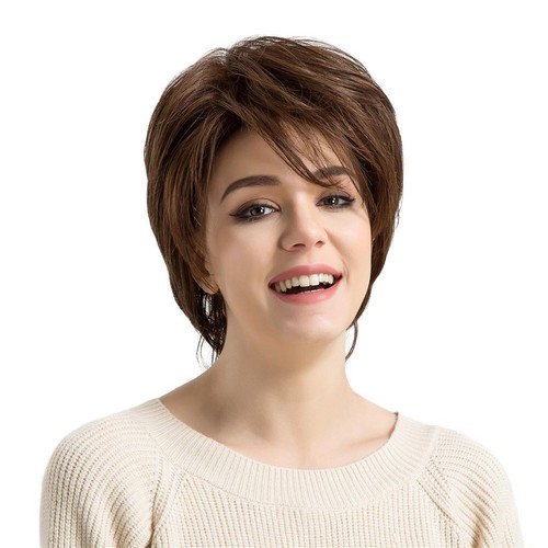 Inch brown wig - inch, human