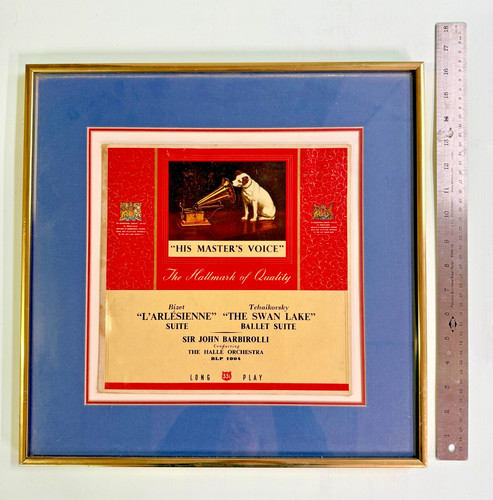 Framed hmv his masters - hmv, voice
