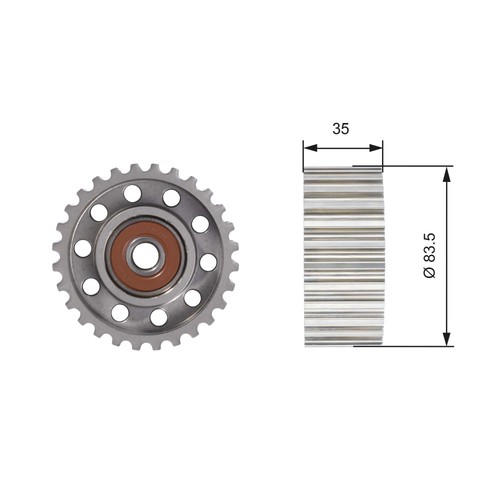 Gates t42100 deflection - gates-oe,