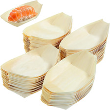 Cabilock 200PCS Wooden Sushi