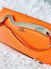 Hermes Horse Tack Figurine Hoof Pick Iron Claw Interior Silver with box Used