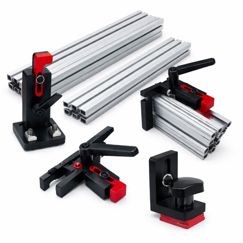 Aluminum track router - router, fence