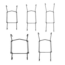 Black Wire Plate Hangers Wall