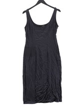 Amanda Wakeley A-Line Midi Dress M in Blue