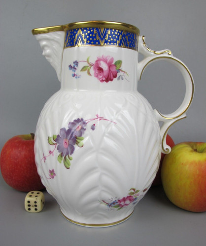 Coalport jug caughley mask - jug, "caughley